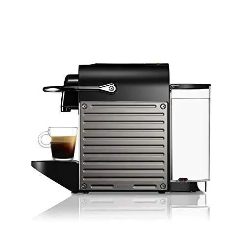Nespresso Pixie Espresso Machine by Breville in Titanium Finish