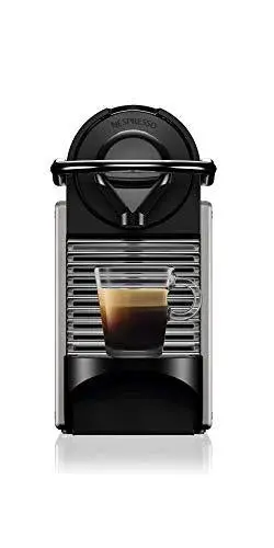 Nespresso Pixie Espresso Machine by Breville in Titanium Finish