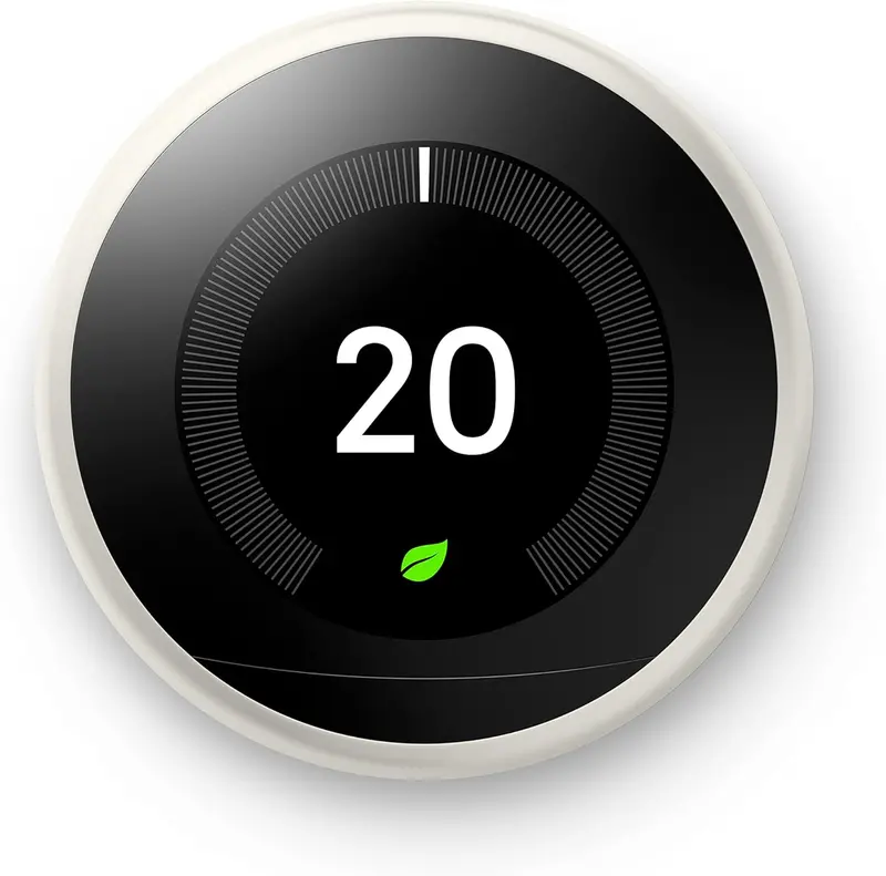 Nest Learning Thermostat (3rd Gen) – Smart Wi-Fi Programmable Thermostat with Alexa Support & Energy Monitoring