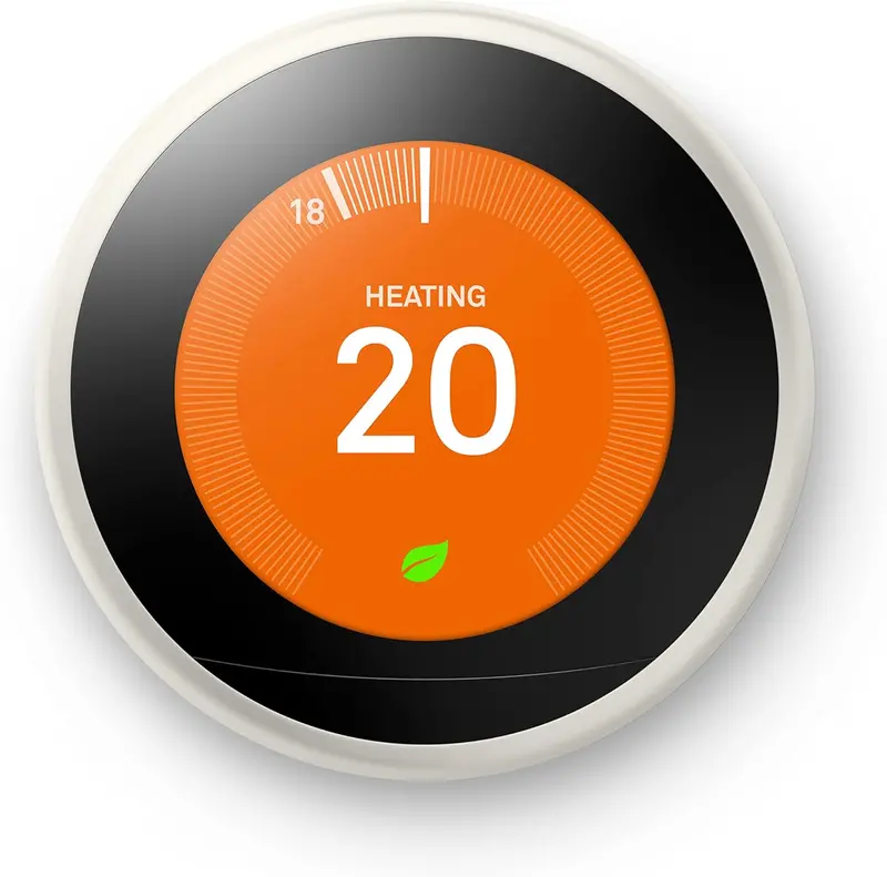 Nest Learning Thermostat (3rd Gen) – Smart Wi-Fi Programmable Thermostat with Alexa Support & Energy Monitoring