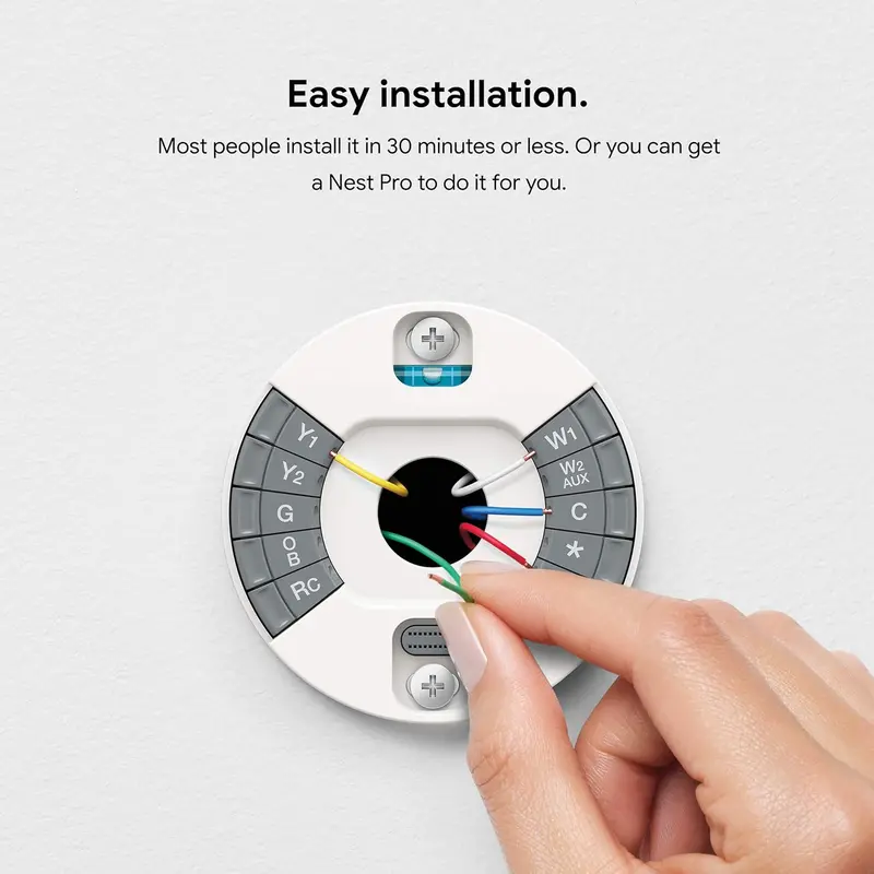 Nest Learning Thermostat (3rd Gen) – Smart Wi-Fi Programmable Thermostat with Alexa Support & Energy Monitoring
