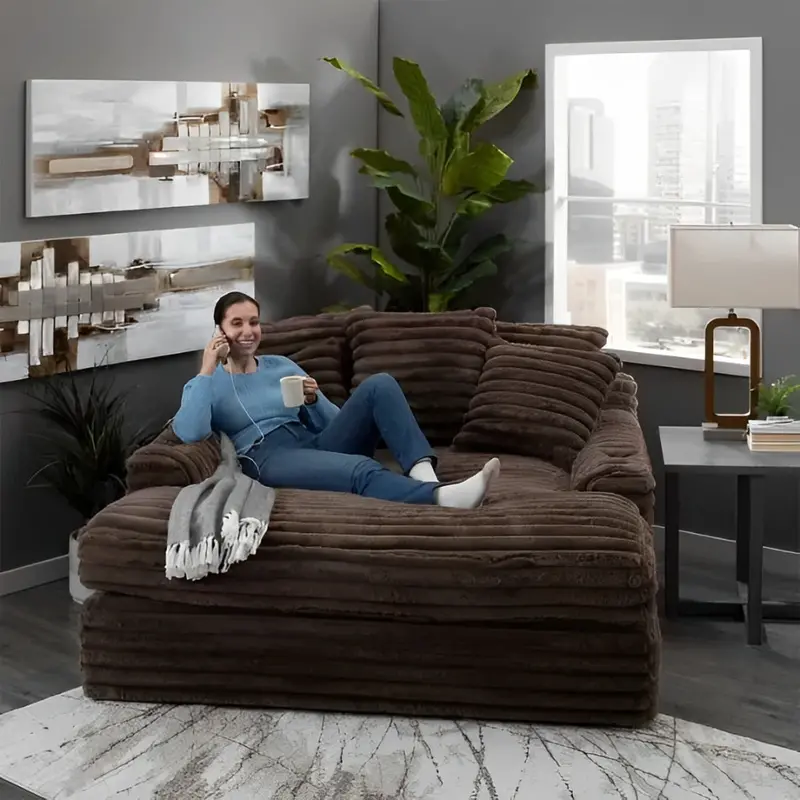 Nestle Power-Recline Lounge Chair – Built-in Dual Drink Holders and Dual USB Charging Stations