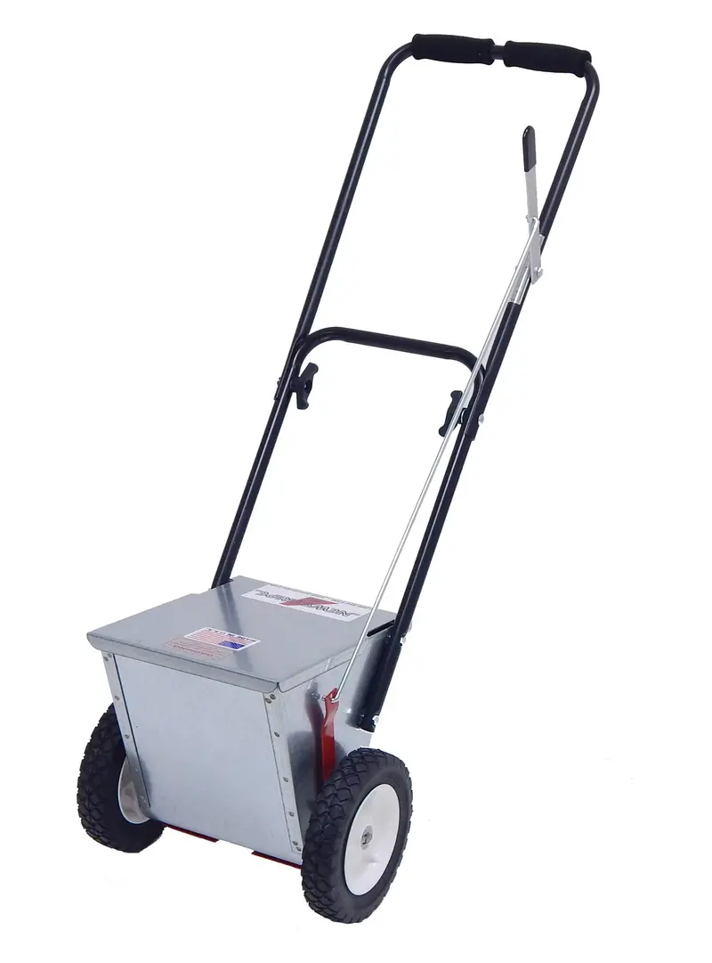 Newstripe NewLiner HD Dry Line Marker – 50 lb Galvanized Steel Field Marking Tool for Baseball, Track & Events (2" or 4" Lines)