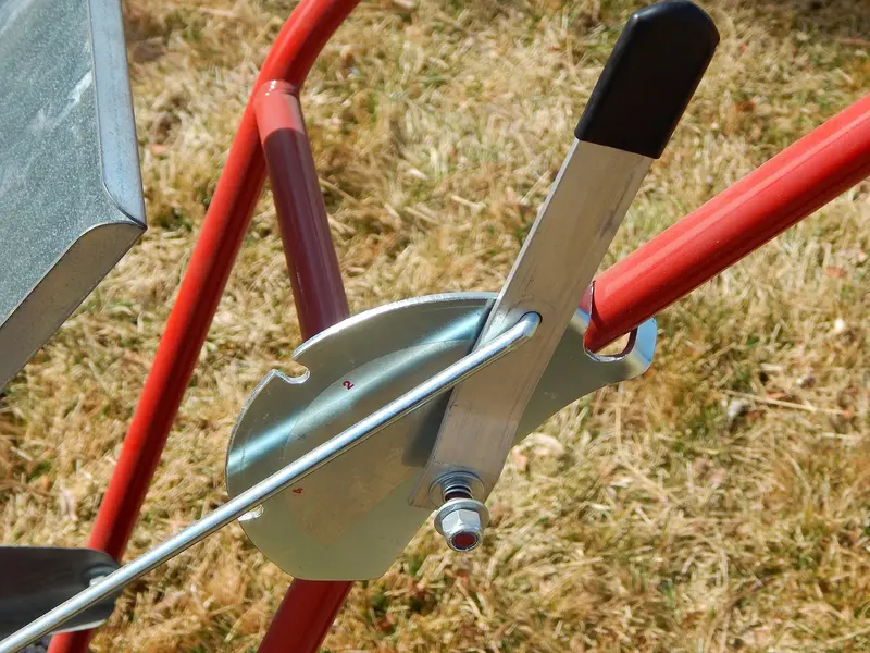 Newstripe NewLiner HD Dry Line Marker – 50 lb Galvanized Steel Field Marking Tool for Baseball, Track & Events (2" or 4" Lines)