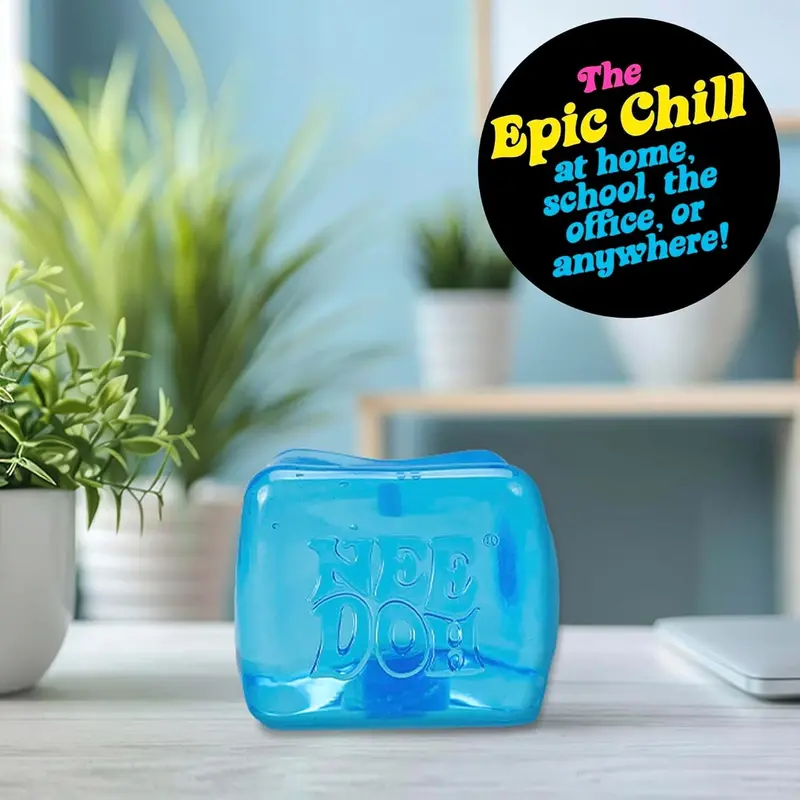 Nice Berg Square Sensory Toy in Blue – Calming Tactile Tool for Children Ages 3+