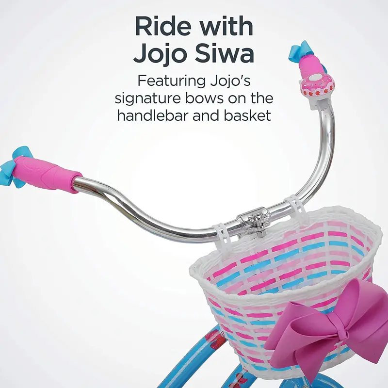 Nickelodeon JoJo Siwa Girls’ Cruiser Bike – 20-Inch Light Blue & Pink Youth Bicycle 2