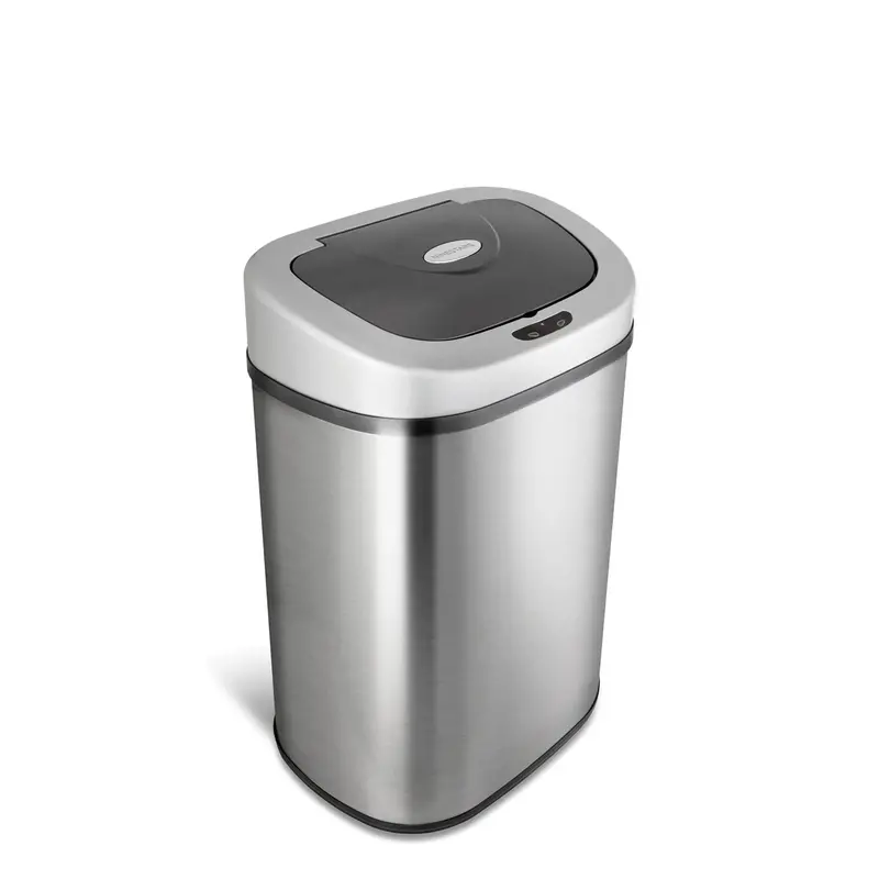 Nine Stars Touchless Motion-Sensor Trash Can – 21.1 Gallon Stainless Steel Design