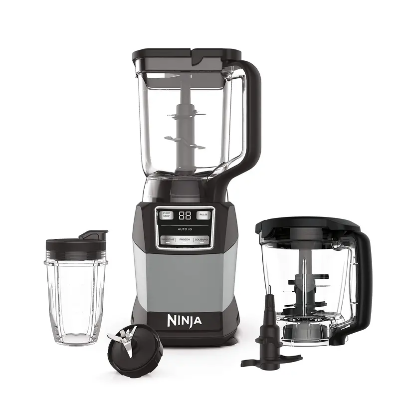 Ninja 1200W Compact Kitchen System – Multi-Function Food Processor, Blender & More