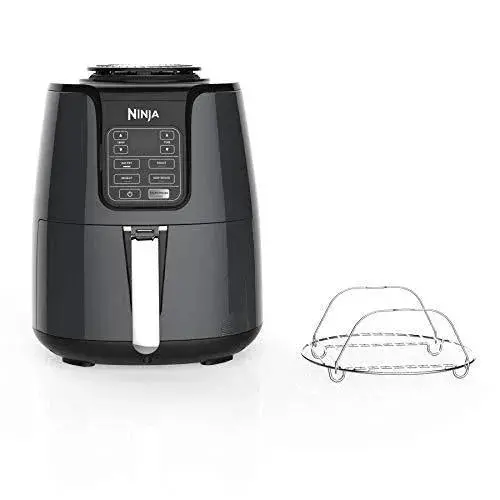 Ninja AF101 4-Quart Air Fryer – Compact Countertop Cooking Appliance in Black/Gray