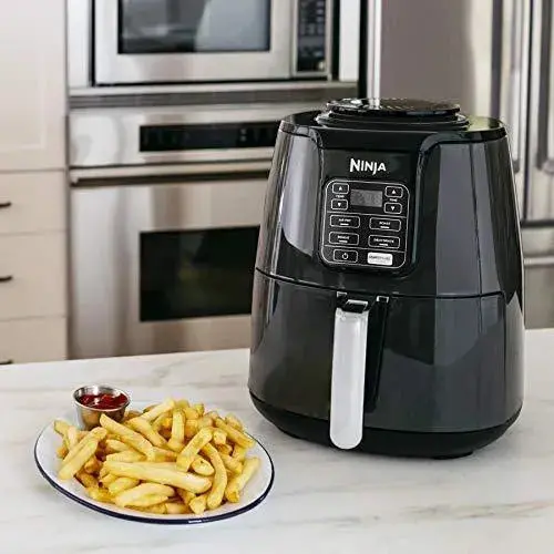 Ninja AF101 4-Quart Air Fryer – Compact Countertop Cooking Appliance in Black/Gray