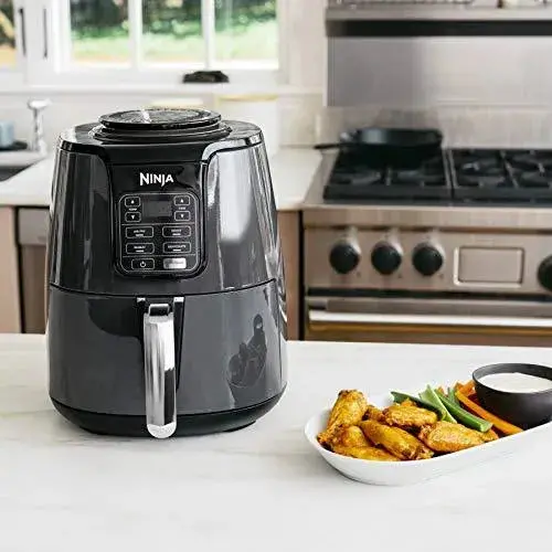 Ninja AF101 4-Quart Air Fryer – Compact Countertop Cooking Appliance in Black/Gray