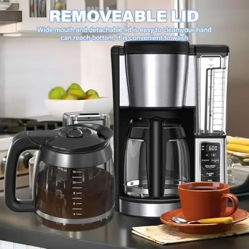 Ninja CE251/CE201-Compatible 12-Cup Coffee Carafe – BPA-Free Replacement for Ninja Coffee Bar Systems