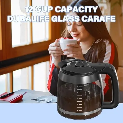 Ninja CE251/CE201-Compatible 12-Cup Coffee Carafe – BPA-Free Replacement for Ninja Coffee Bar Systems