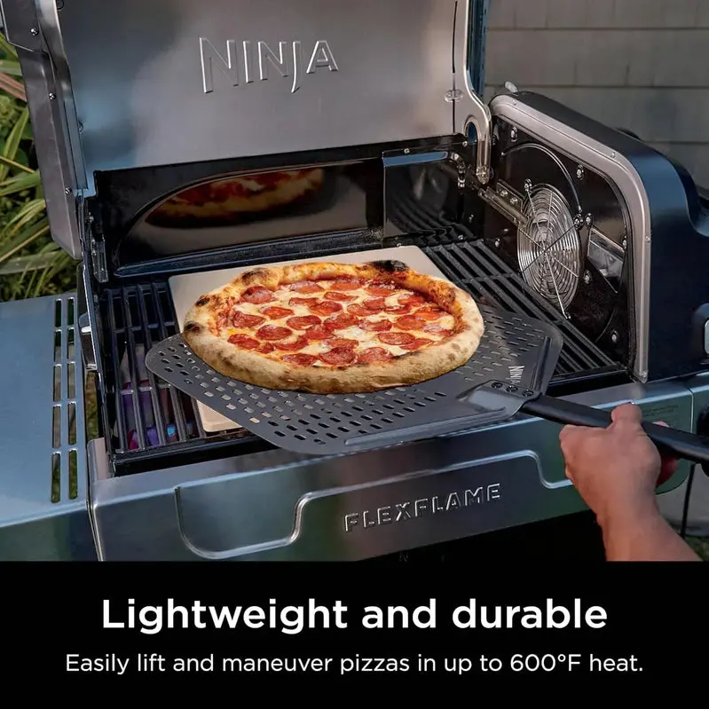 Ninja FlexFlame PG301 Grill & Smoker – 5-in-1 Electric/Propane System with Digital Controls, Griddle, and Pizza Function
