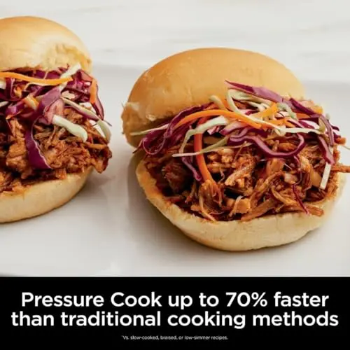 Ninja Foodi OS300 10-in-1 Pressure Cooker Air Fryer – 6.5-Quart Stainless Steel Multicooker