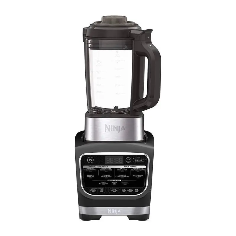 Ninja HB152 Foodi Dual-Temp Blender – 1400 Peak Watts, 64 oz Heat-Resistant Glass Pitcher, Matte Black