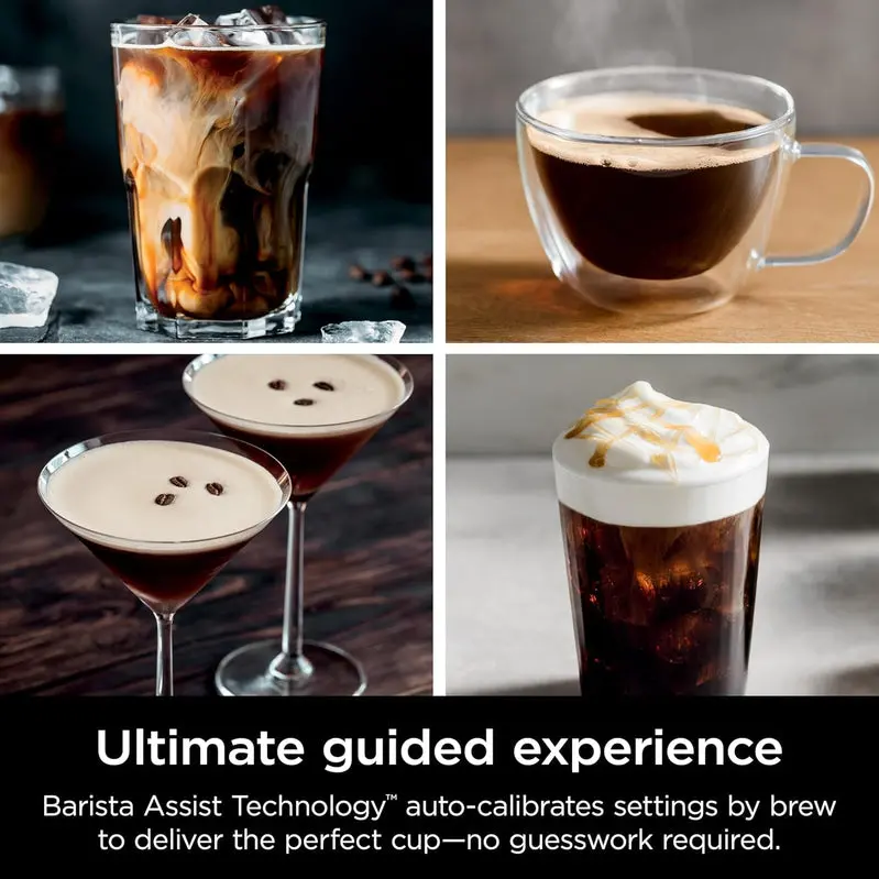 Ninja Luxe Café ES601 Espresso & Drip Coffee Maker – Dual-Brew Technology for Barista-Style Drinks