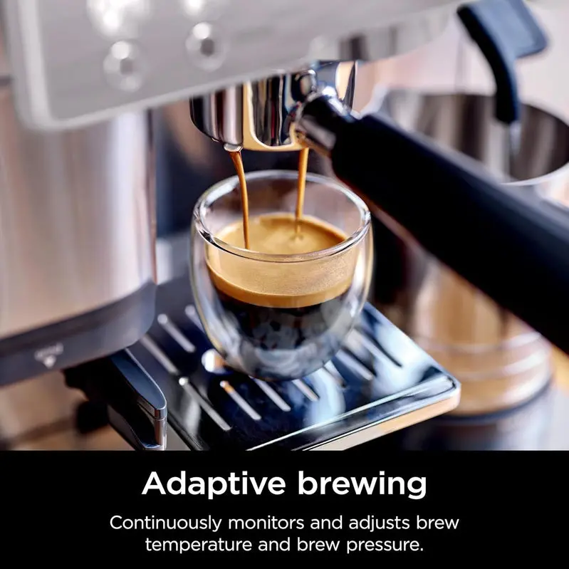 Ninja Luxe Café ES601 Espresso & Drip Coffee Maker – Dual-Brew Technology for Barista-Style Drinks
