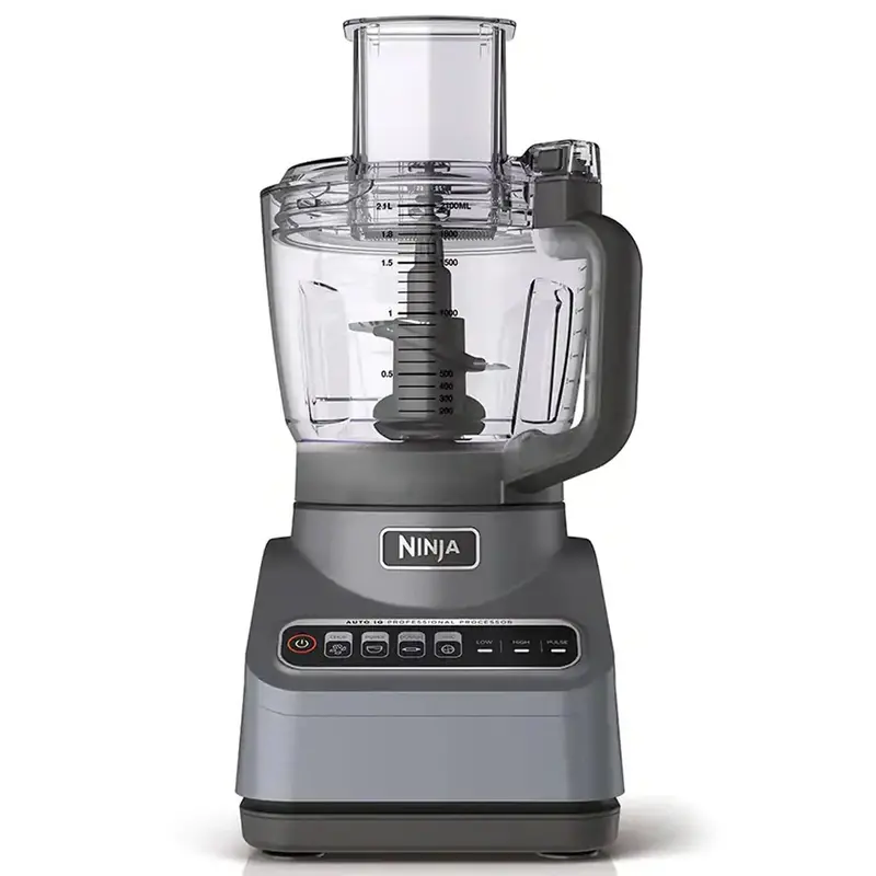Ninja Professional Food Processor – 1000 Peak Watts, 9-Cup Capacity, Auto-iQ Presets (Silver)