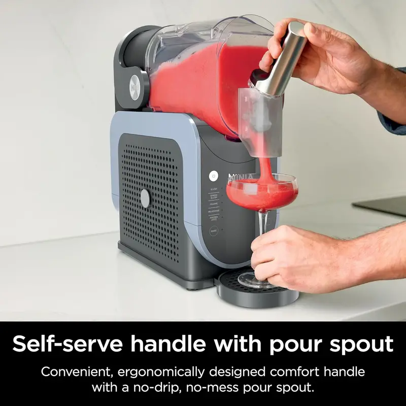 Ninja SLUSHi Frozen Drink Maker – 88-Ounce Capacity with 5 Preset Programs and Sleek Black Design
