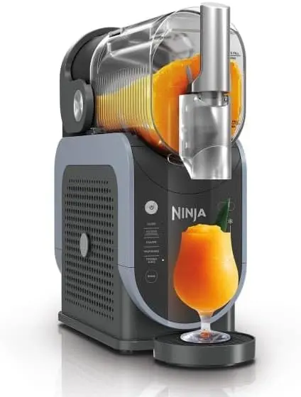 Ninja SLUSHi FS301EU Frozen Beverage Maker – Professional Slushie, Cocktail & Smoothie Machine, 1.9L Capacity, WhisperChill Tech, Blue/Grey