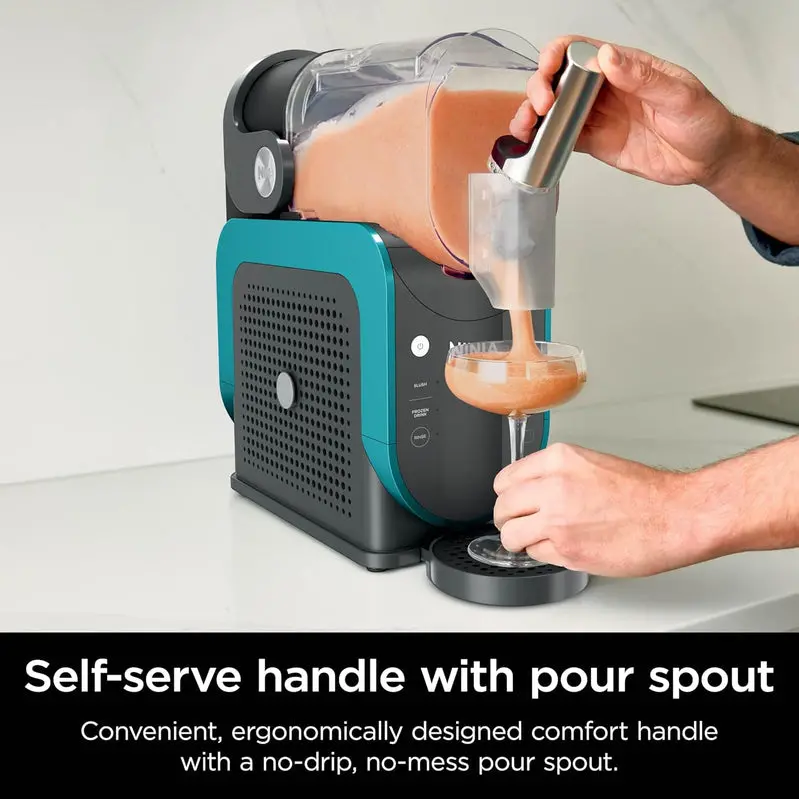 Ninja SLUSHi RapidChill Frozen Beverage Maker – Fast-Cooling Slushie & Drink Machine, Sleek Black Finish