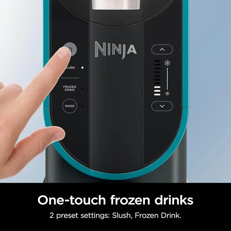 Ninja SLUSHi RapidChill Frozen Beverage Maker – Fast-Cooling Slushie & Drink Machine, Sleek Black Finish