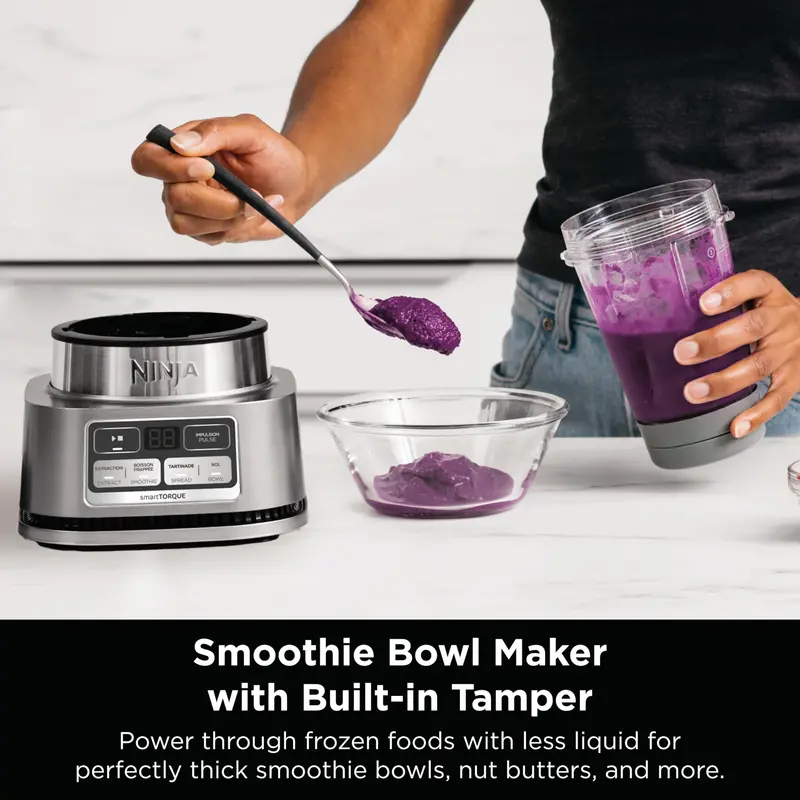Ninja SS101 SmartTORQUE Multi-Function Blender – Stainless Steel Countertop Kitchen Appliance