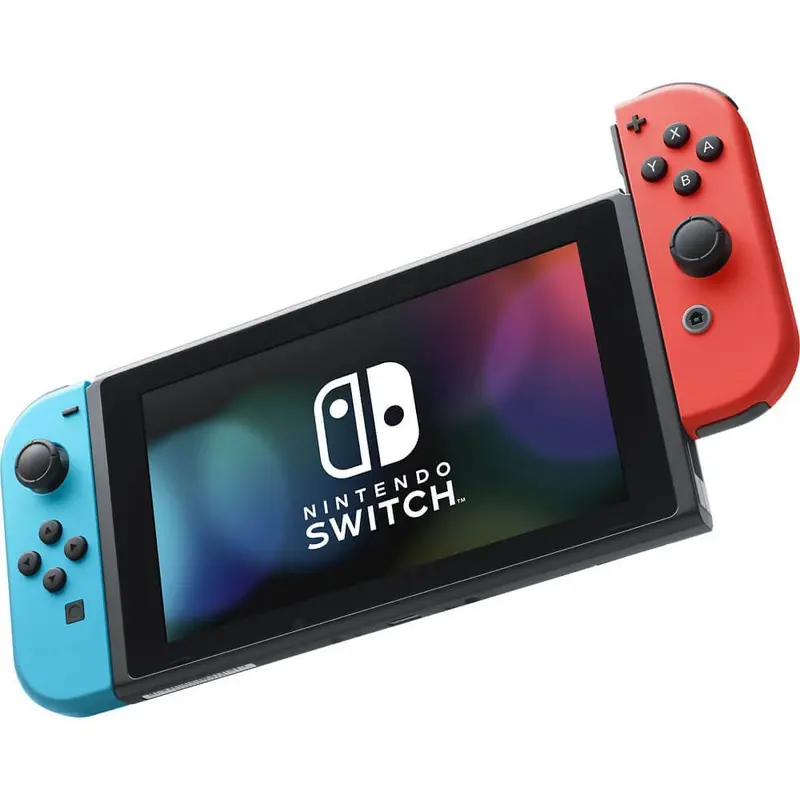 Nintendo Switch Handheld Console — Neon Blue & Red Joy-Con Edition