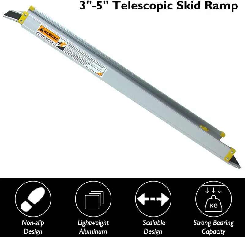 Non-Slip Adjustable Aluminum Ramp Set – Portable Step Assistance Solution