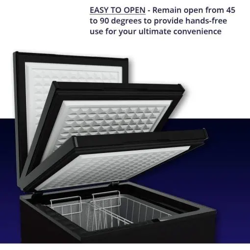 Northair 3.5 Cu Ft Compact Chest Freezer – Quiet Operation, 7-Tier Temp Control, Dual Baskets