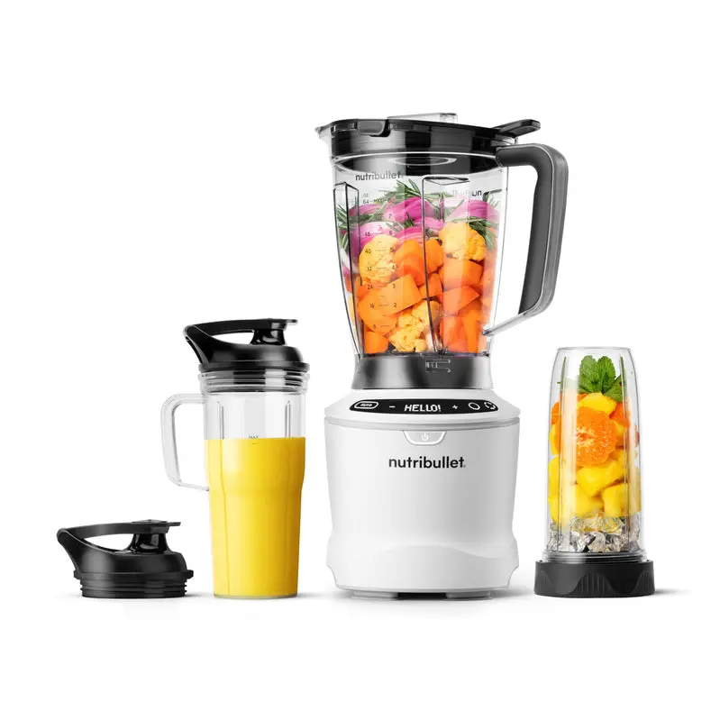 nutribullet SmartSense Blender Combo – 1400W High-Performance Motor, Gunmetal Finish, Precision Blending Technology