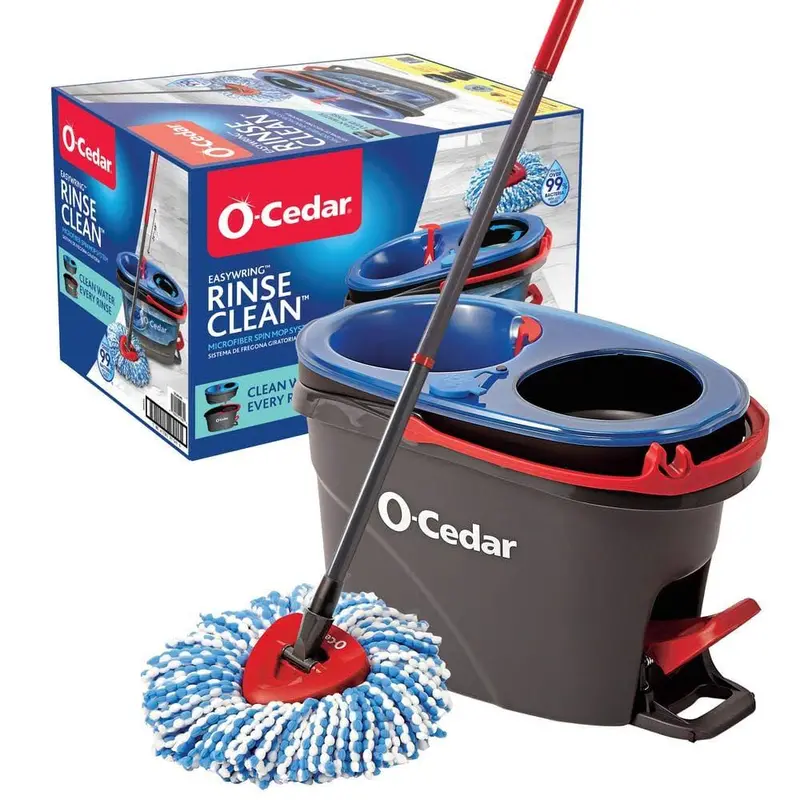 O-Cedar RinseClean Spin Mop & Bucket System – 168534