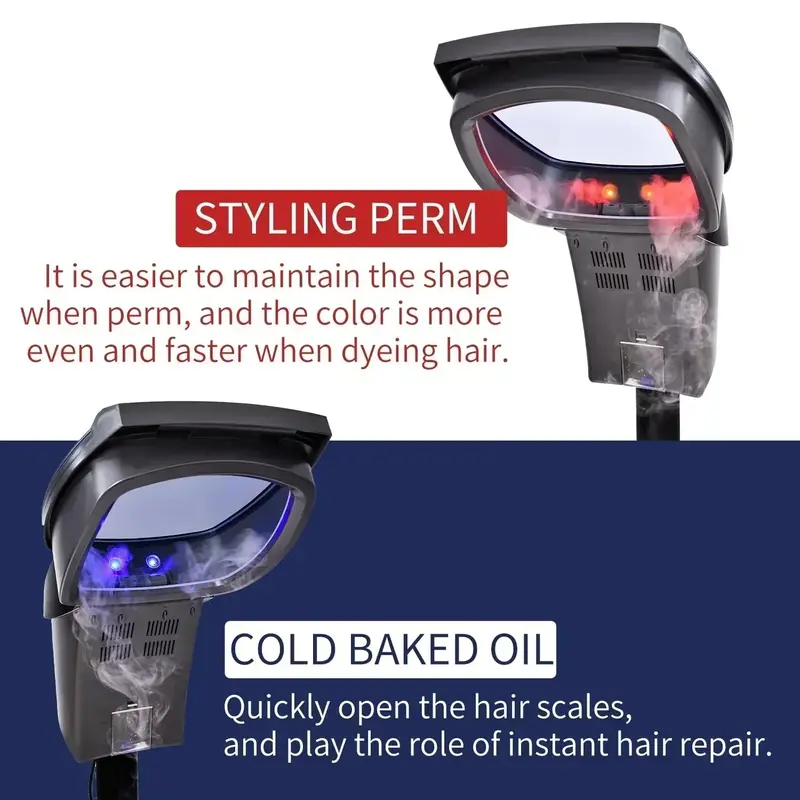 O3 Ozone Micro Mist Hair Steamer – Salon-Grade Color Processing & Conditioning Tool