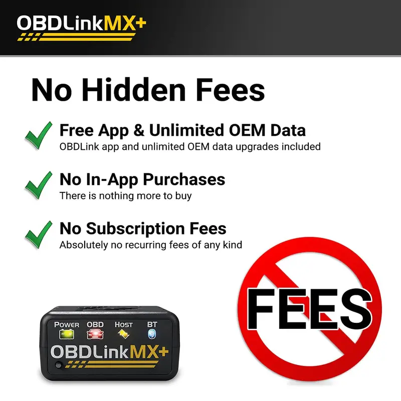 OBDLink MX+ Bluetooth OBD2 Scanner – Cross-Platform Diagnostics for iOS, Android & Windows