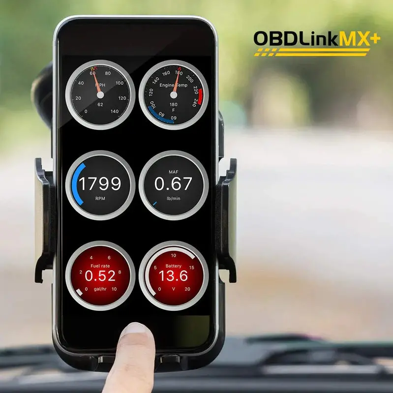 OBDLink MX+ Bluetooth OBD2 Scanner – Cross-Platform Diagnostics for iPhone, Android & Windows Devices