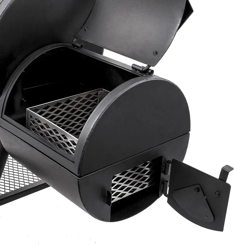 Oklahoma Joe Longhorn Reverse Flow Offset Smoker – Heavy-Gauge Steel, Dual-Damper Control, Signature BBQ Smoke Flavor