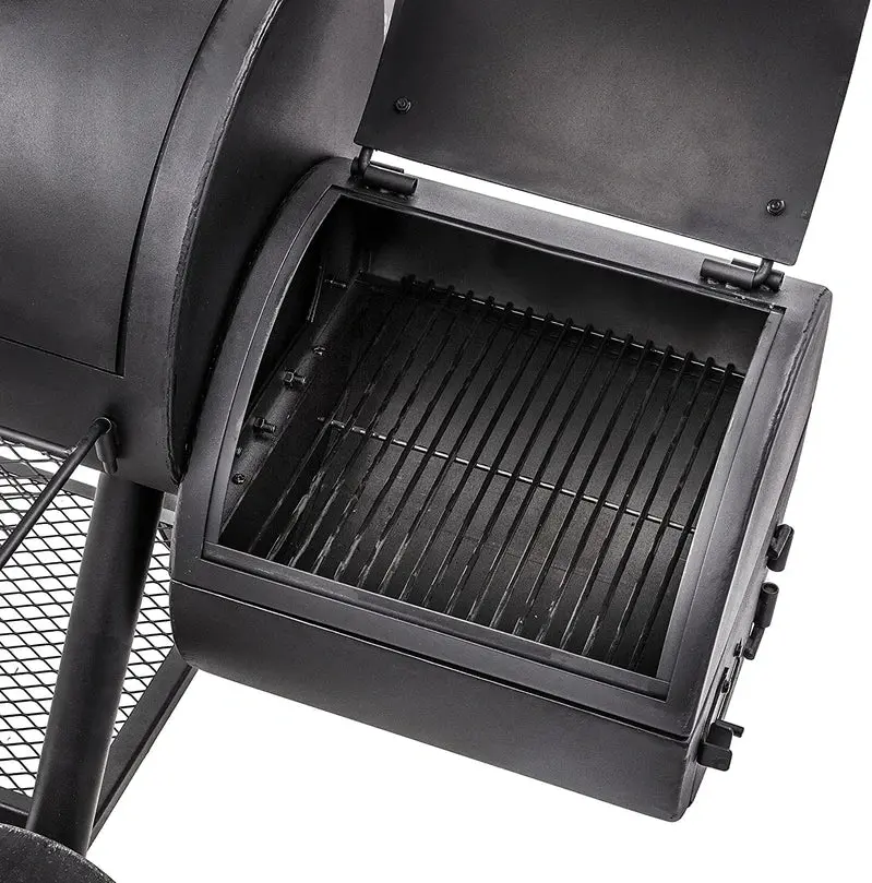 Oklahoma Joe Longhorn Reverse Flow Offset Smoker – Heavy-Gauge Steel, Dual-Damper Control, Signature BBQ Smoke Flavor