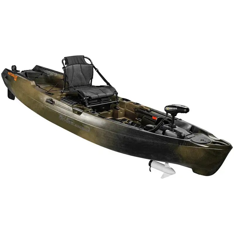 Old Town Sportsman AutoPilot 120 Motorized Fishing Kayak – 12-Foot with Minn Kota Trolling Motor