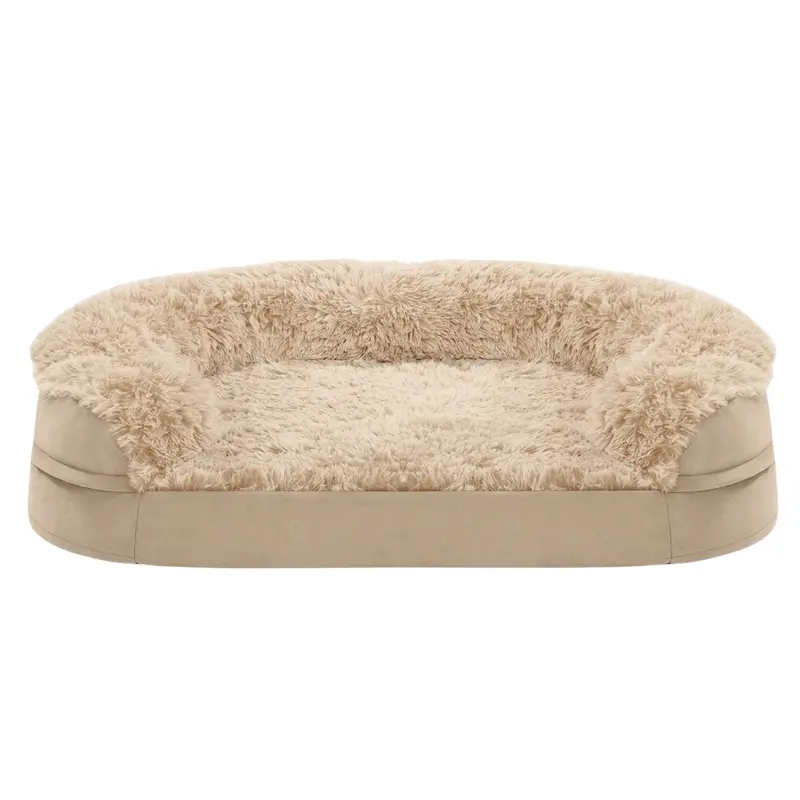 Orthopedic Memory Foam Pet Bed with Bolster Support for Dogs & Cats – Machine-Washable Cover 2