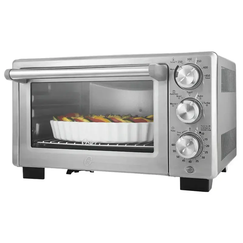Oster Convection Toaster Oven – Stainless Steel, Family-Sized, Adjustable Racks & Rapid Heat Technology