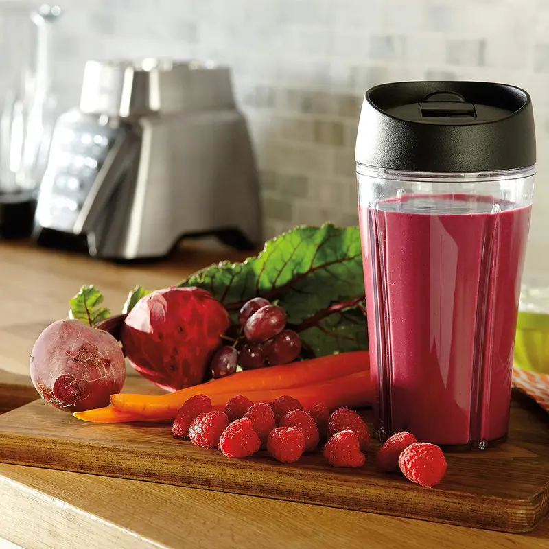 Oster Pro 1200 Blender with Glass Pitcher & 24-Oz Smoothie Cup – Brushed Nickel Finish