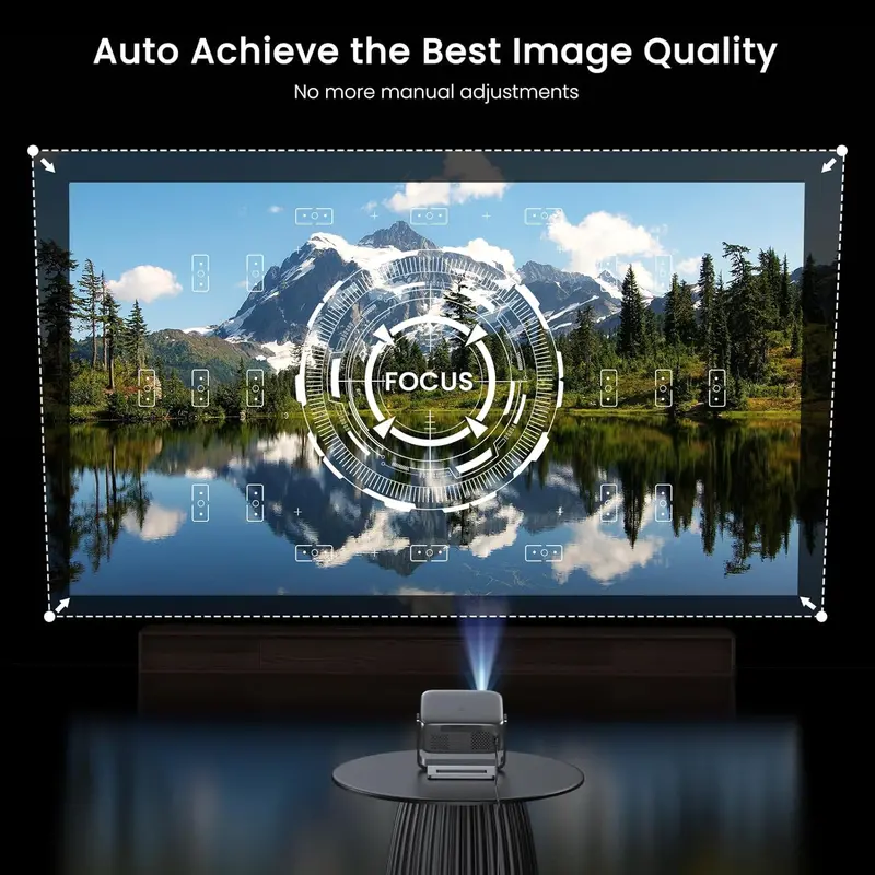 Outdoor-Focused 4K Smart Projector — 2000 ANSI Lumens, Google TV, and Advanced 4K Decoding