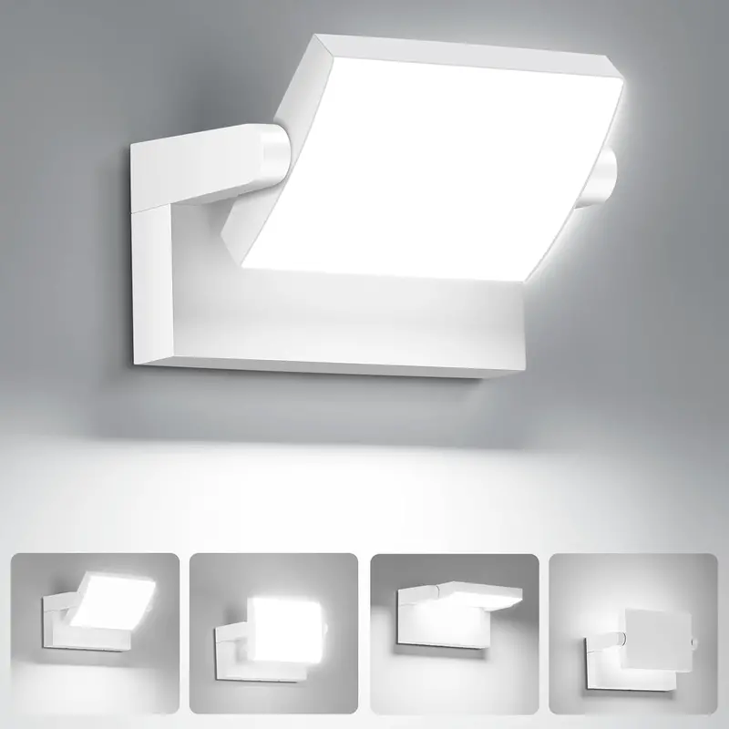 Outdoor LED Wall Light – 40W Waterproof Fixture with Adjustable Beam & 6000K Bright White