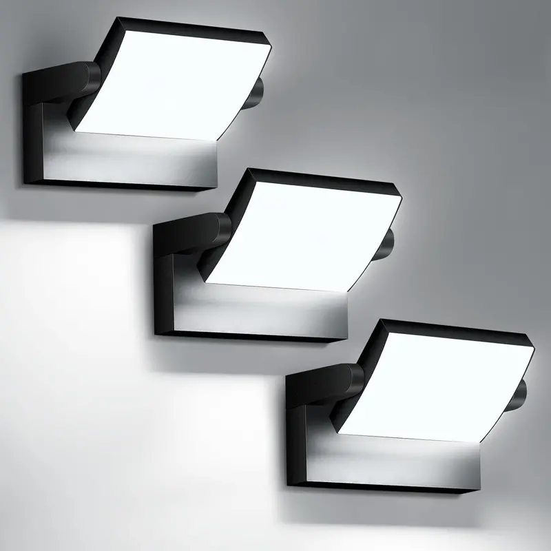 Outdoor LED Wall Light – 40W Waterproof Fixture with Adjustable Beam & 6000K Bright White