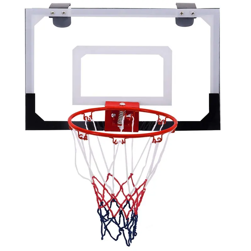 Over-the-Door Mini Basketball Hoop – Includes Ball & Hand Pump for Indoor Play