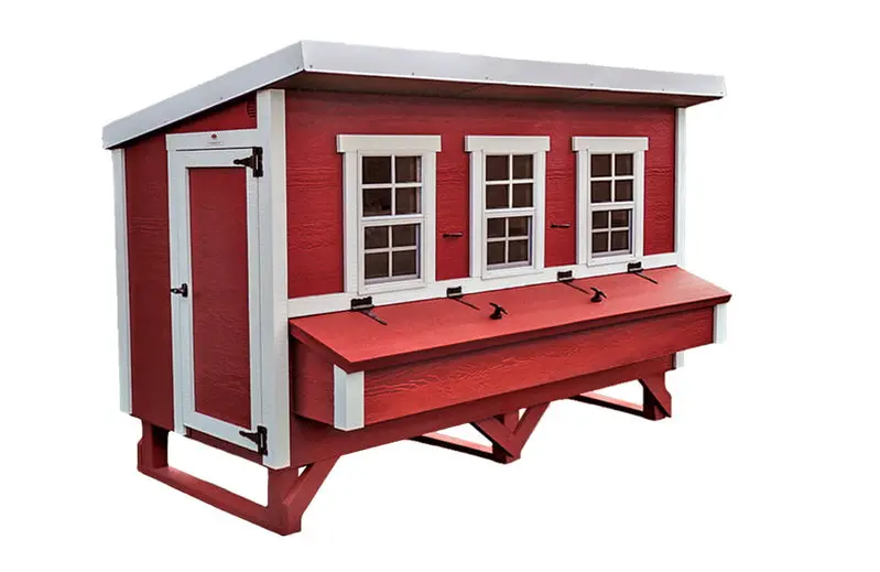 OverEZ XL Chicken Coop – Accommodates Up to 20 Chickens, All-in-One Enclosed Habitat