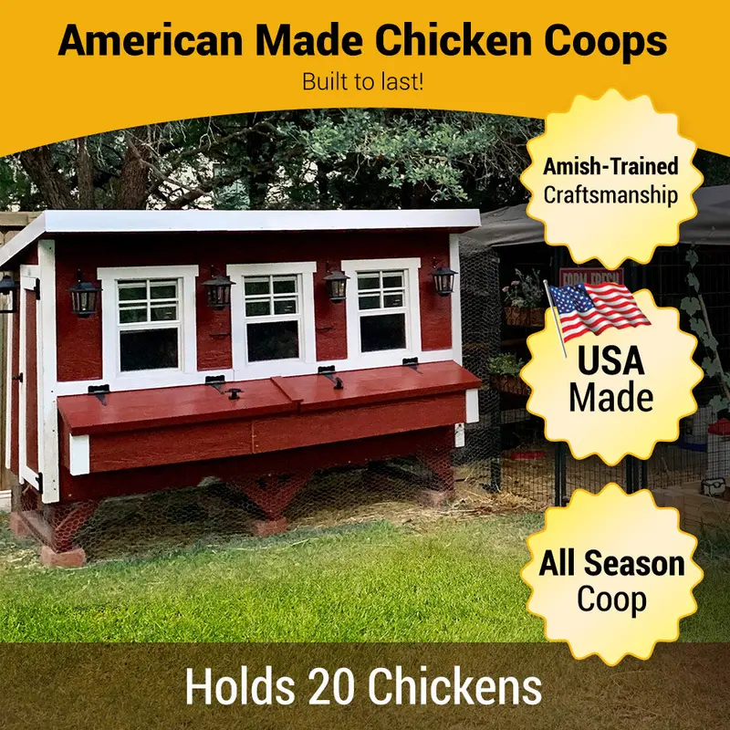 OverEZ XL Chicken Coop – Spacious, Ventilated Housing for Up to 20 Birds