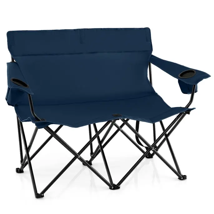 Oversized Double Camping Chair – Heavy-Duty Outdoor Loveseat for Two