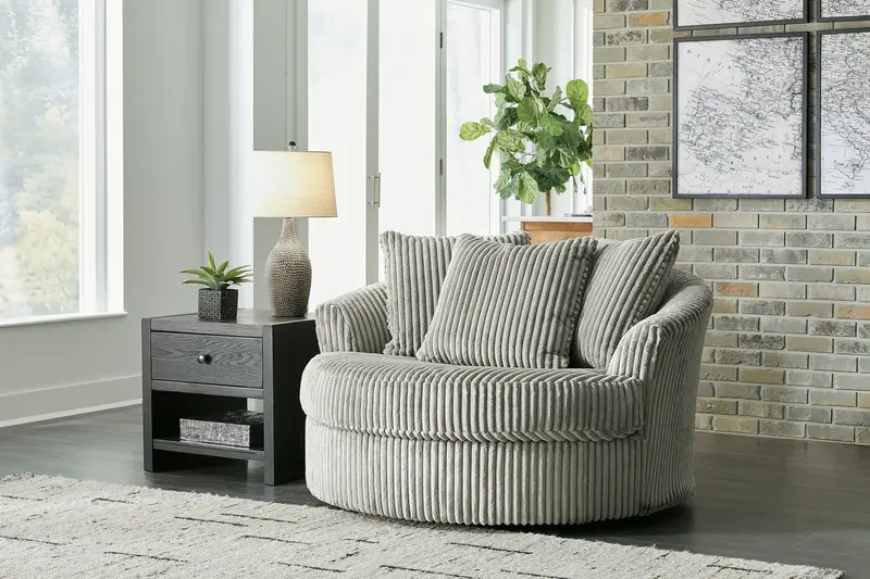 Oversized Swivel Accent Chair – 360° Rotation, Plush Upholstery, Modern Living Room Statement Piece